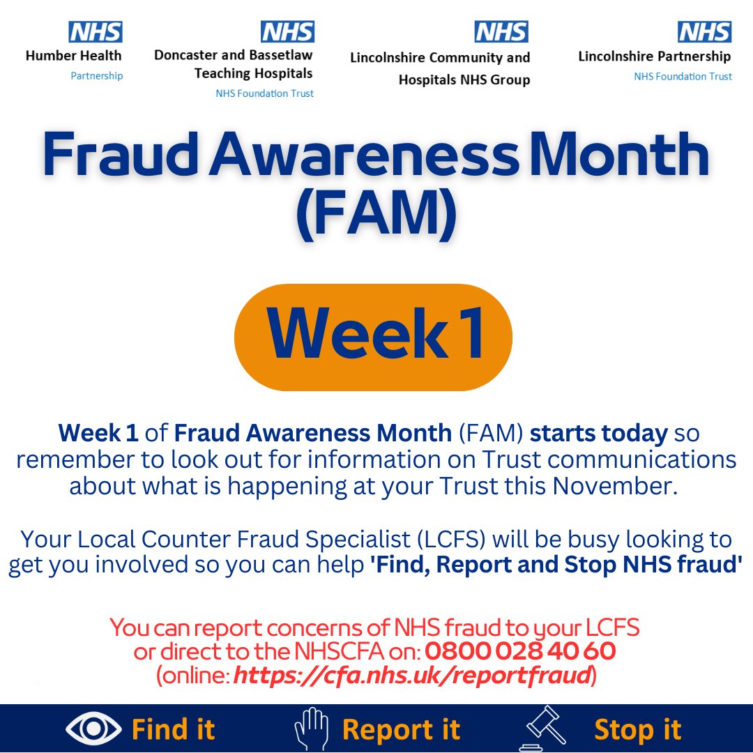 NHS CounterFraudPlus tweet media