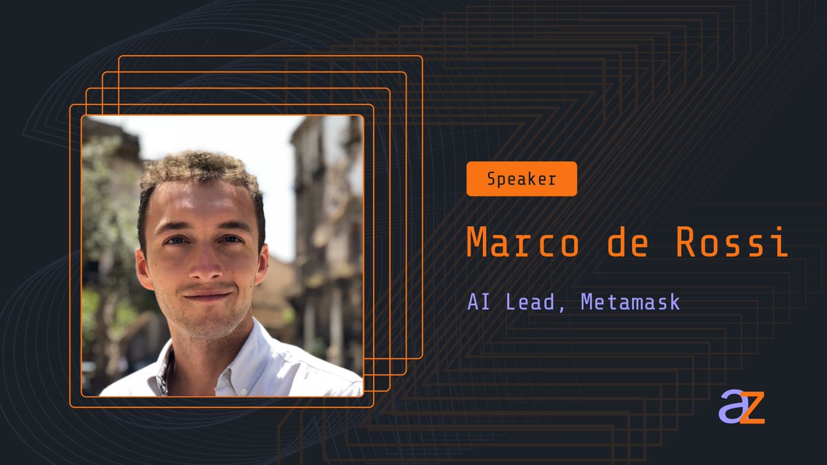 For agentic economies to emerge onchain, agents need discoverability and trust across open networks.

Marco de Rossi, AI Lead at <a href="/MetaMask/">MetaMask 🦊</a> and co-author of ERC-8004, will join us at Agentic Zero to discuss trustless agents.

<a href="/marco_derossi/">Marco De Rossi</a> glad to have you with us 🤝