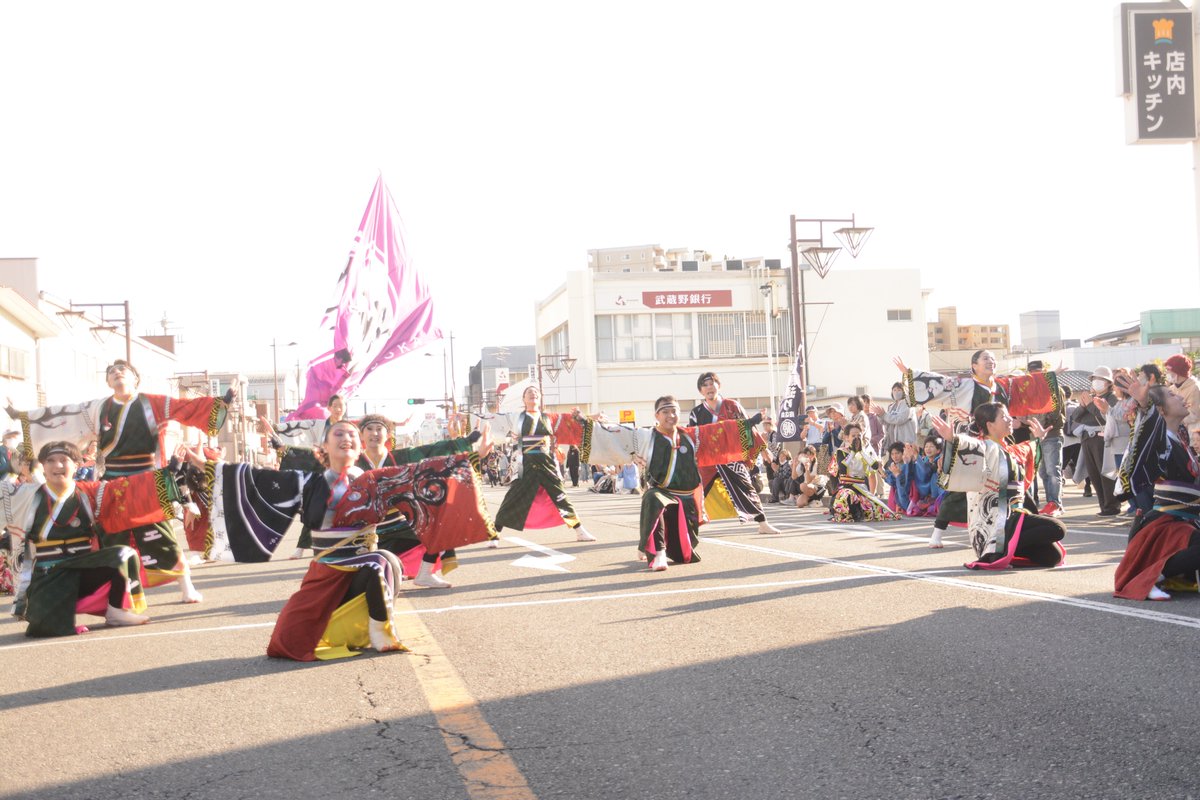 Marlowe_Yosa's tweet image. よさこい陣屋まつり：柳苑謳歌さん(@ryuenouka ) &amp;amp; 東京ギバチさん(@TokyoGIBACHI )③