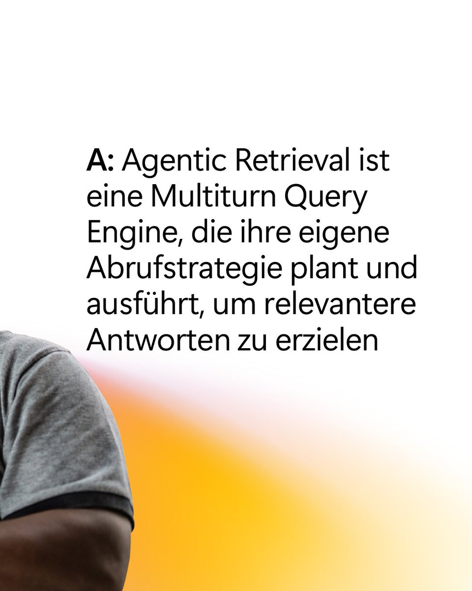 MSDev_AT's tweet image. Eine Abfrage-Engine für Agents? Das ist agentisches Retrieval in Azure AI Search. 

Sie erstellt und führt einen eigenen Abrufplan aus – und verbessert die Antwortrelevanz bei komplexen Fragen um bis zu 40 %. 

#AskAzure