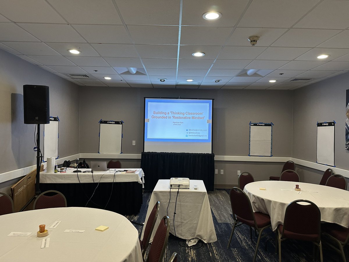MsKmathclass's tweet photo. Presented at #ATMNE2025 on how to build community using circles to improve collaboration for BTC. Thanks to everyone who attended and engaged with the idea and the math #iteachmath #mtbos #buildingthinkingclassrooms https://t.co/hPps07VXju