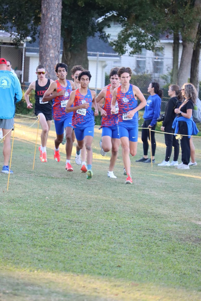 Congrats to the boys for claiming our 11th straight district title. Senior Arrian Sharma takes the championship with all ten athletes in the top 20 and the scoring 5 in the top 8. Region is up on 11/14.