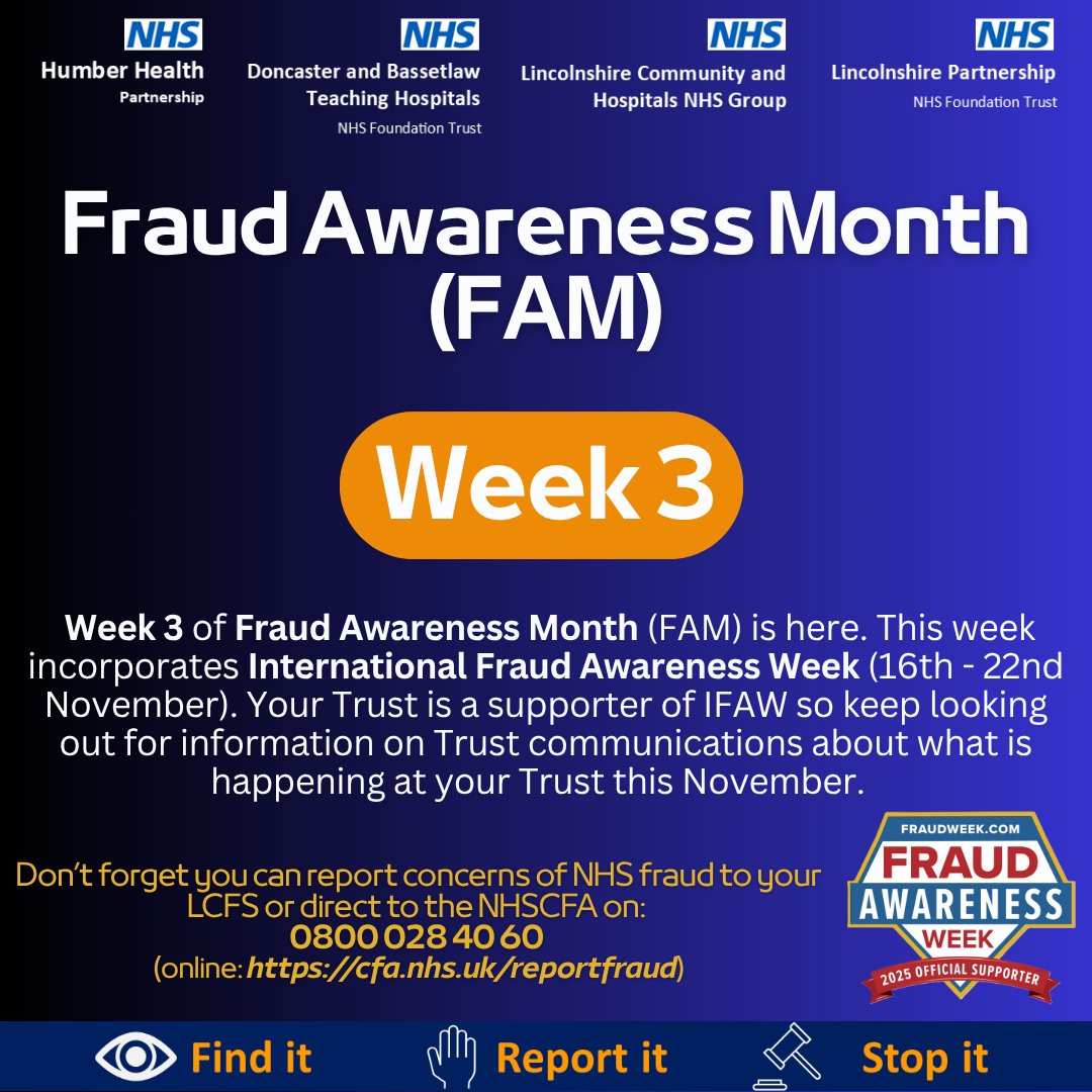 NHS CounterFraudPlus tweet media