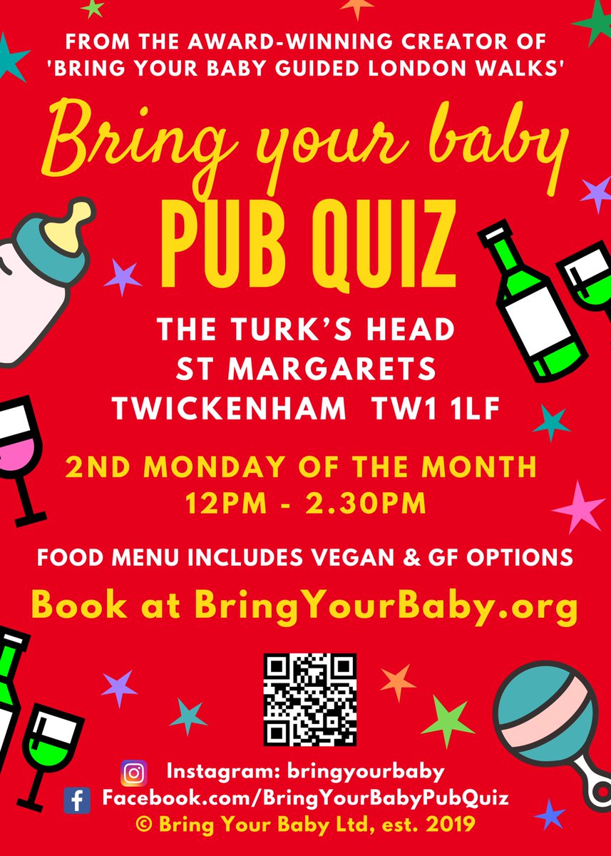 ‘Bring Your Baby’ Guided London Walks & Pub Quiz tweet media