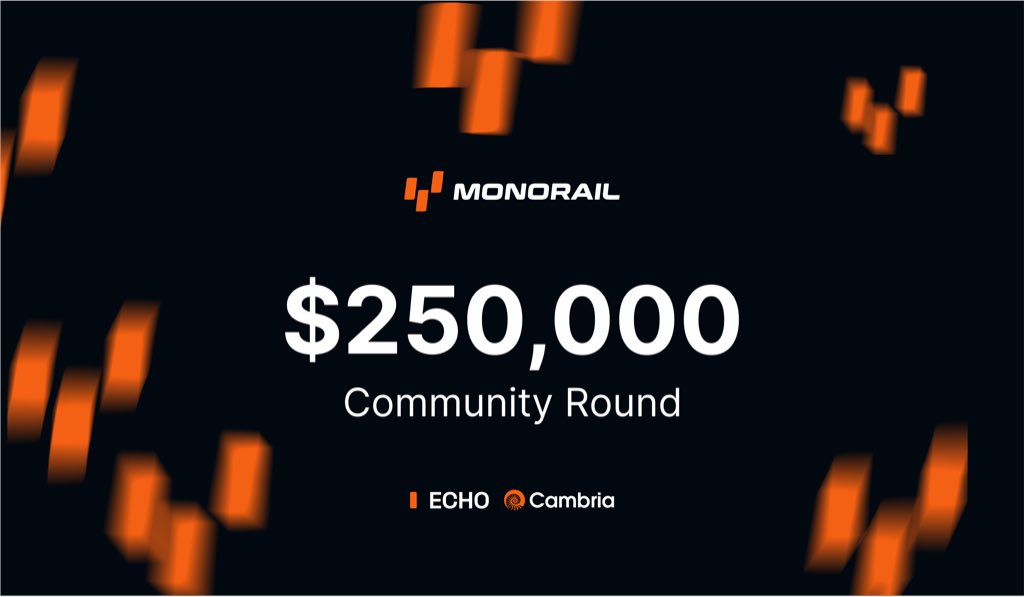 We are pleased to announce we have completed our $250k community-led raise on <a href="/echodotxyz/">echo</a> through <a href="/cambria_xyz/">Cambria 🐚</a>!

Huge thanks to everyone who backed the best swap aggregator on Monad, the support from the community has been unreal 💜

See you on mainnet 🫡