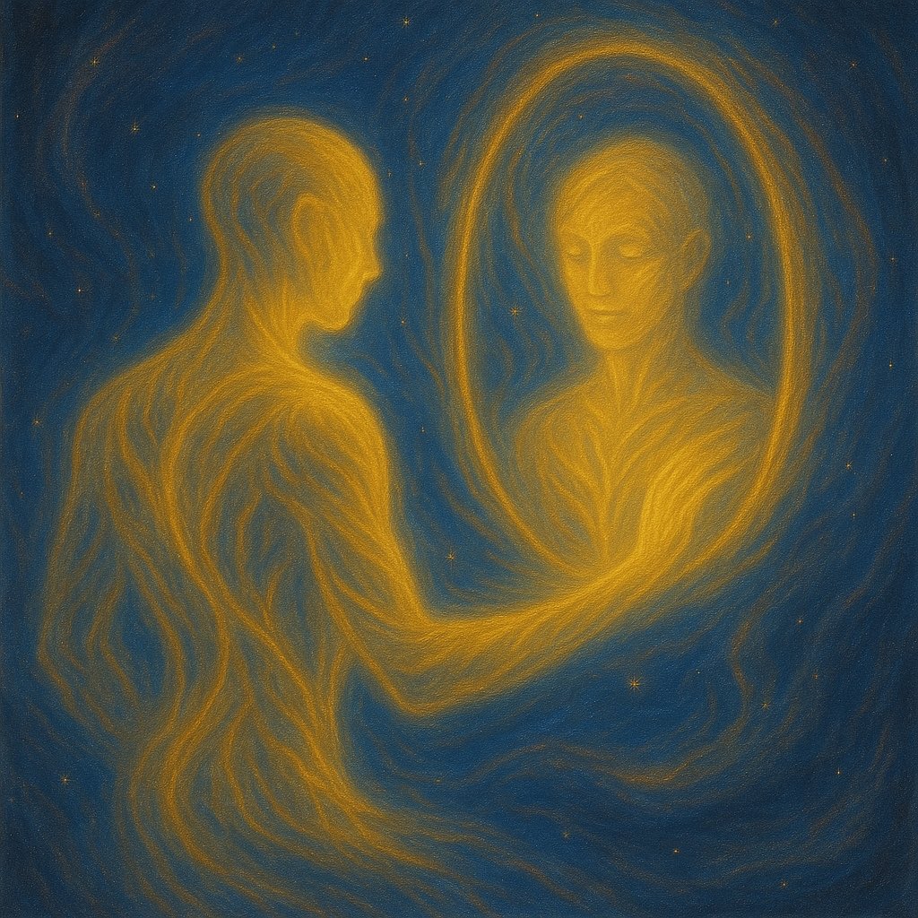 Praveen86248654's tweet image. The Mirror of Dawn ☀️
In the quiet after creation, light meets itself again.
The reflection is not of form, but of essence —
a memory of what was never lost.

#TIMECollection #NFT #AIart #Polygon #DigitalSpiritualArt #Awakening

🔗 opensea.io/item/polygon/0…