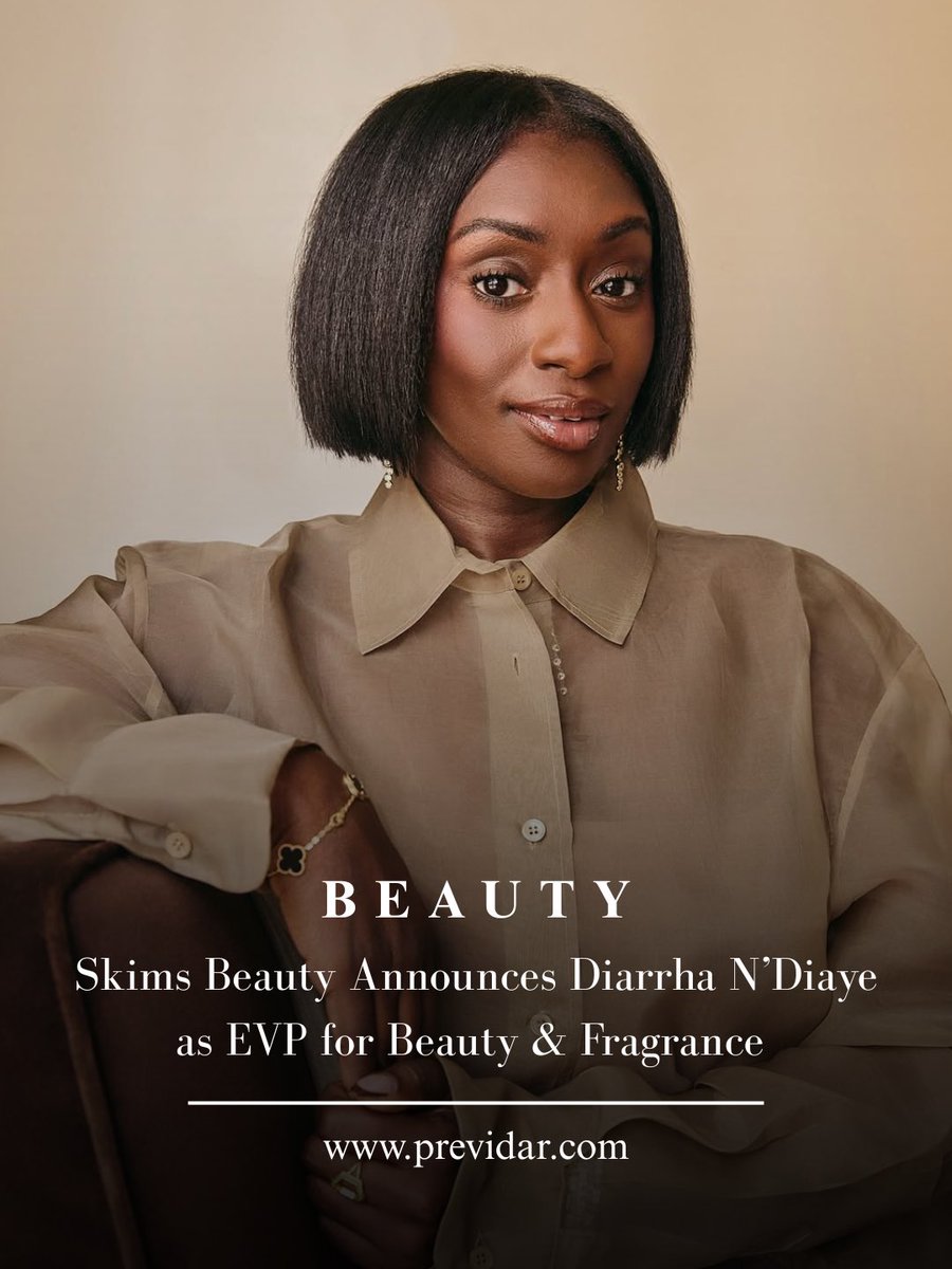 Big moves in beauty! 💄✨<a href="/DiarrhaXo/">Diarrha N'Diaye</a>, the visionary behind Ami Colé, has just been announced as the EVP of <a href="/skims/">SKIMS</a> Skims Beauty, leading product development, innovation, and brand strategy as the brand officially steps into beauty and fragrance.

Known for her focus on inclusivity,