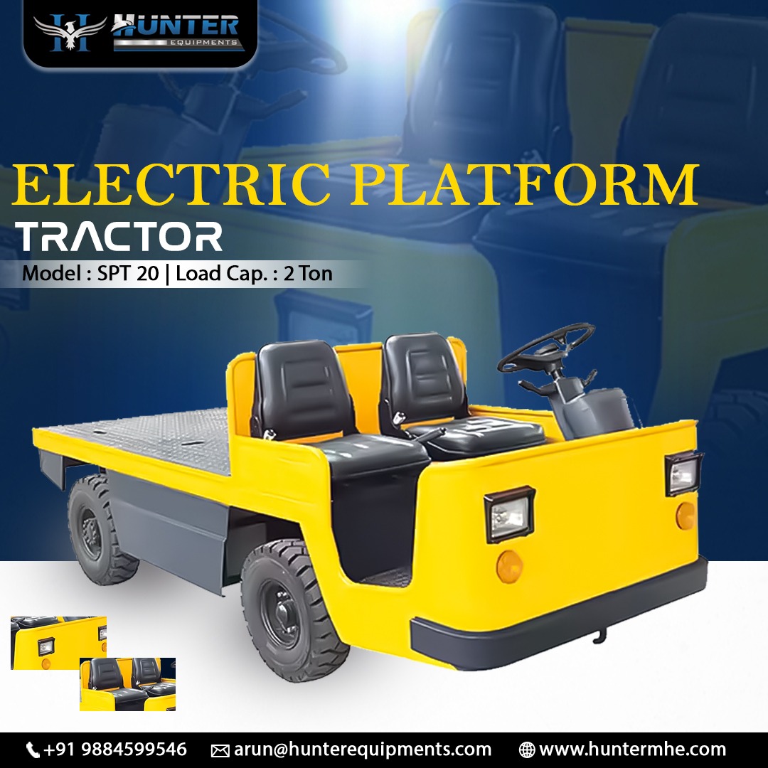hunterequi66702's tweet image. Move smarter, lift heavier—Hunter Electric Platform Tractor (Model: SPT 20, 2 Ton). Reliable performance for industrial material handling. 🚜

✆ +91 98845 99546 | 📧 arun@hunterequipments.com | 🌐 huntermhe.com

#ElectricTractor #PlatformTruck #HunterEquipments
