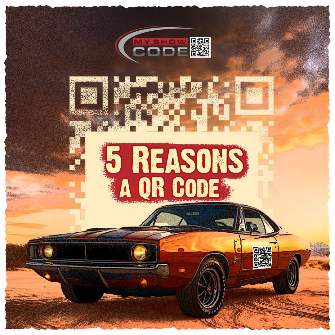 myshowcode's tweet image. Your car is more than specs—it’s a legacy. 🚗✨ Discover 5 ways a simple QR code can turn your ride into a digital showcase that inspires and connects. 

Read more: myshowcode.com/blog

#MyShowCode #QRShowcase #customizedQR #CarCollectors