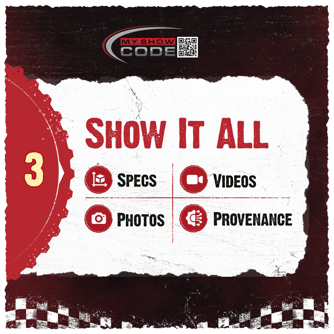 myshowcode's tweet image. Your car is more than specs—it’s a legacy. 🚗✨ Discover 5 ways a simple QR code can turn your ride into a digital showcase that inspires and connects. 

Read more: myshowcode.com/blog

#MyShowCode #QRShowcase #customizedQR #CarCollectors