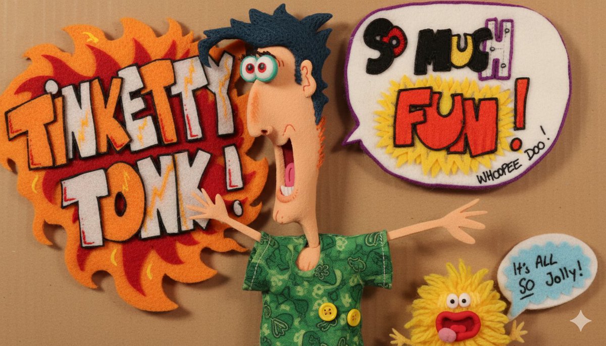 MarkRJones1970's tweet image. From this, to this, to THAT! - Part 22 - Tinketty Tonk!

Source: Biro doodle 
#GoogleGemini #GrokAI