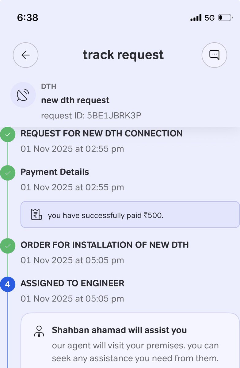 maneesh2u's tweet photo. @airtelindia everyone knows about your worst customer service and pathetic app but not giving hardware &amp; service after getting payment is first for me. Wrong agent contact no., unresponsive store &amp; same reply from customer support. Feel sorry for your employees @TRAI @elonmusk https://t.co/cXHvfirYLO