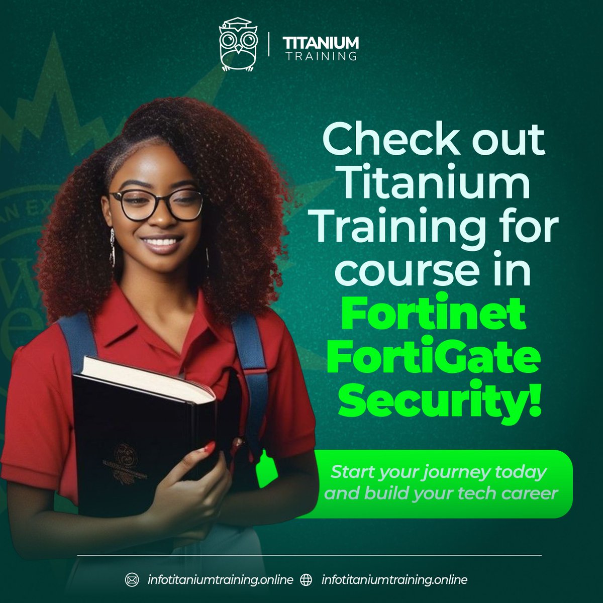 Titanium_instit's tweet image. Have you heard of Fortinet Fortigate Security?

It’s a perfect day to try something new and build that tech confidence.

Learn a new skill that can open real doors for you. 

Click the LMS link in our bio and get started with Titanium Training!

#TitaniumTraining #DigitalSkills