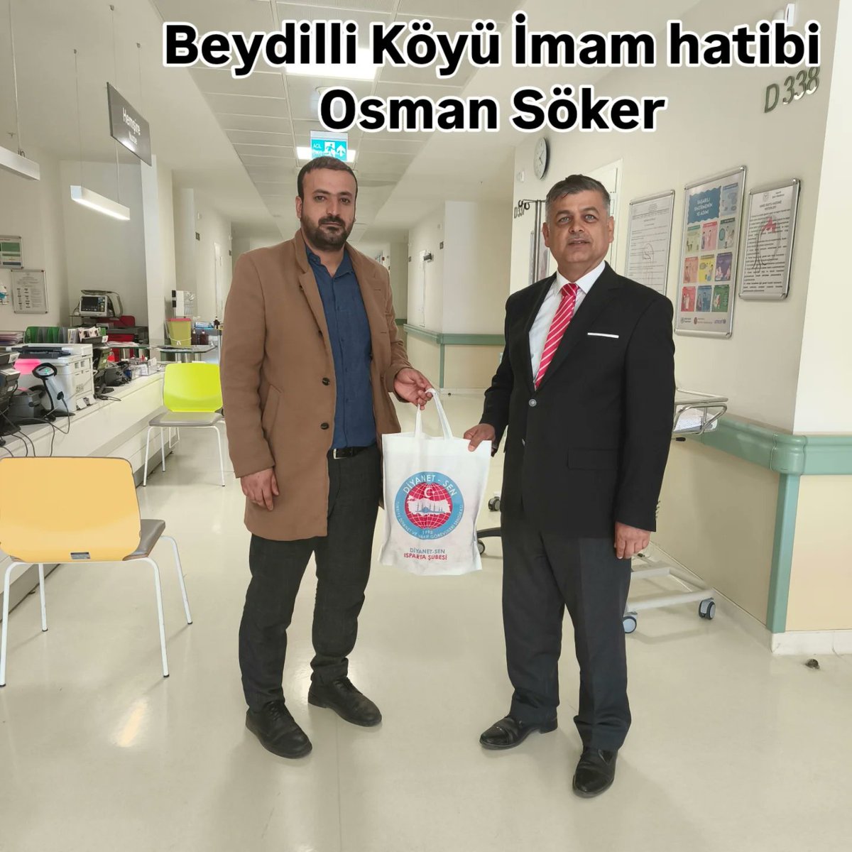 📍Sütçüler Beydilli Köyü Camii İmam Hatibi Osman Söker hocamızın bir evladı dünyaya geldi.

Hocamızı Isparta Şehir Hastanesi’nde ziyaret ettik.
Rabbim evladına hayırlı, uzun ömürler; ailesine sağlık ve mutluluklar nasip eylesin. 🤍