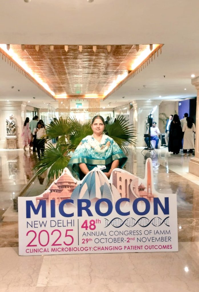 IcmrNari's tweet photo. Received first prize for oral presentation in the category of Serology &amp; Immunology at  Microcon 2025 held at New Delhi from 30th October to 2nd#MoHFW or  November 2025 #icmr #Conference #microcon #MoHFW #MoHFW_INDIA https://t.co/mA0o1nXwWq