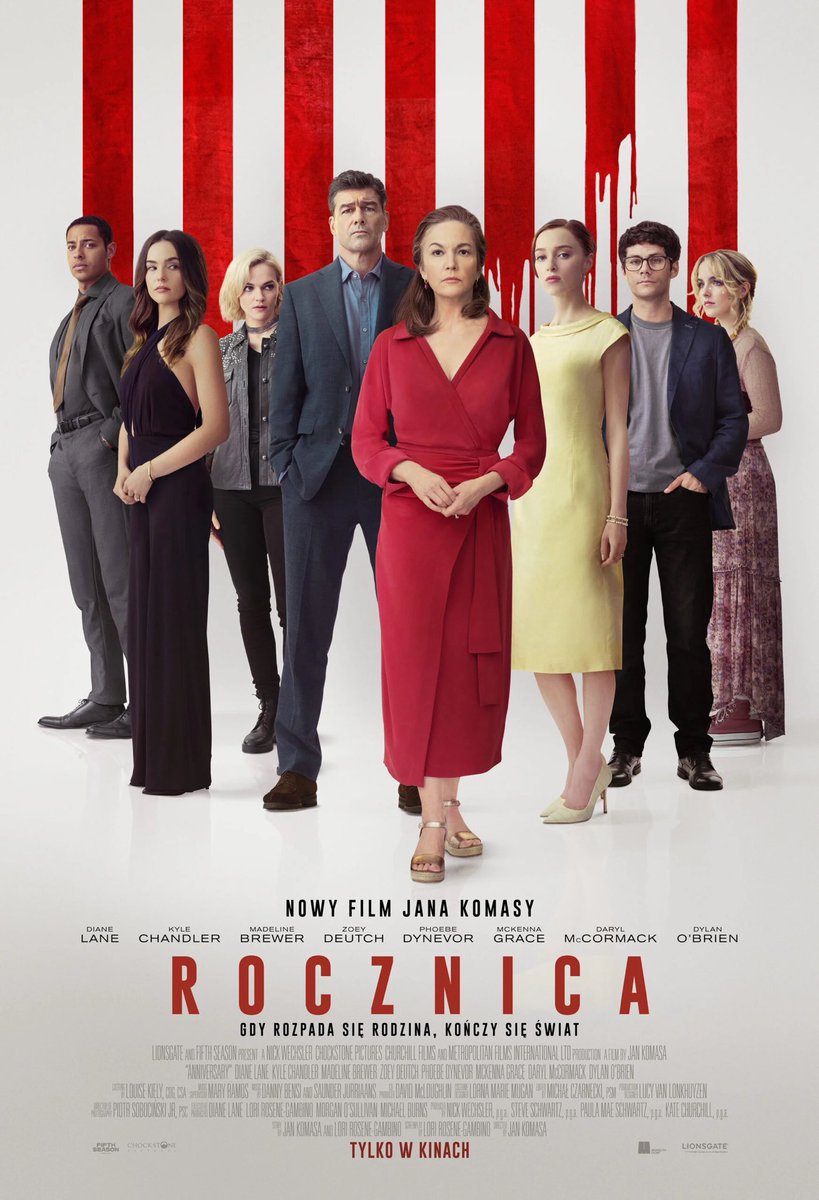 DylanOBrienPL's tweet image. Polski plakat filmu „Rocznica” (eng. „Anniversary”)!

Premiera 21 listopada 2025 w kinach.

🔗 monolith.pl/filmy/2025/roc…