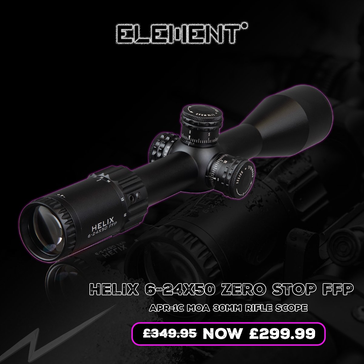 Optic_Warehouse's tweet image. Old favourite. New price. 👀

The Element Optics Helix 6-24x50 still delivers top-tier performance - now better value than ever.

NOW JUST £299.99!

🔗 shorturl.at/t6pOr

#opw #BlackFriday2025 #ElementOptics #OpticsGear