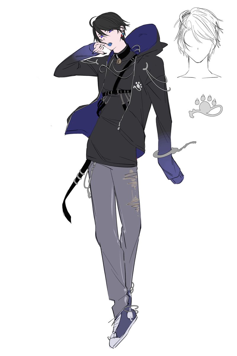 HprPo's tweet image. 興味持ってくれて嬉しいので余談！
この3人が友達同士なんですが、ロイドくん(赤髪)以外は人外です🪐
私のよく言う人外は獣人ではなく、地球外生命とかの類です！SCPとかクトゥルフとかの雰囲気で想像して貰えれば👌🏻😻
ロイドくん以外の子も清書予定ですぇ🤩設定詰めるの頑張ります！
#織本の創作