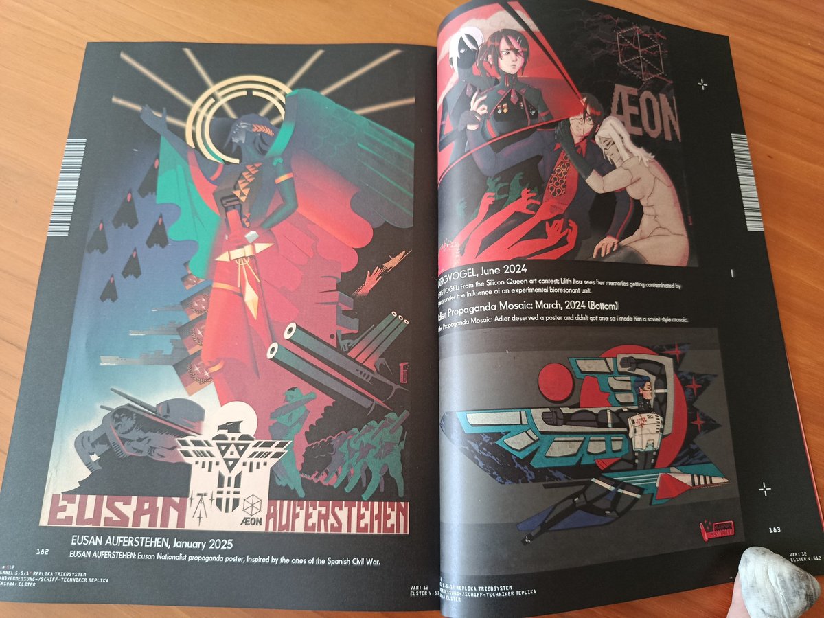 THE SIGNALIS COMMUNITY ART BOOK HAS ARRIVED!!!!
Can't express how proud I feel to be amongst so many talented artists... Thank you <a href="/amanetate10945/">amanetateC</a> for the ideation of this project!!! 
And Genossinnen, don't forget to check this collection of masterpieces