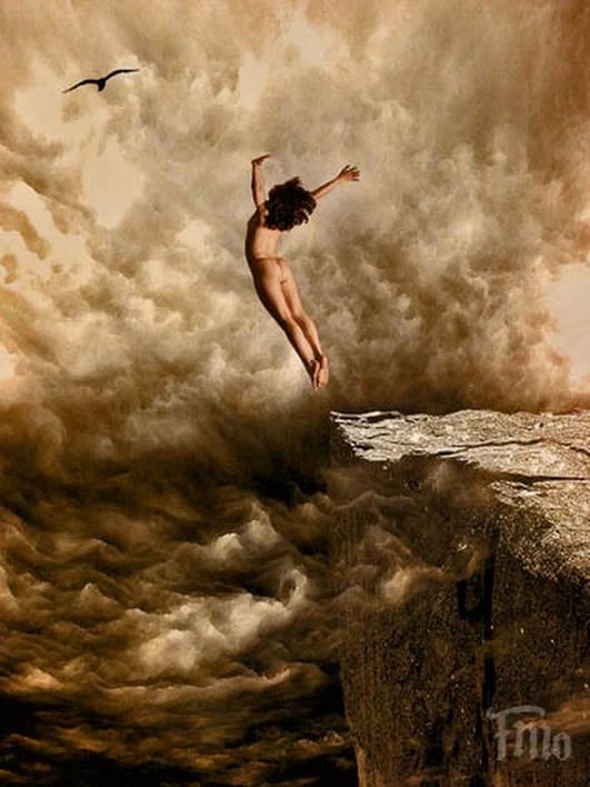 Siempre supe que ibas a doler...
     tu ausencia
   siempre fue más fuerte
         que tu presencia
Adivine la herida,
    al borde del abismo,
  antes de romperme
Y aún así me lancé
      con la fe suicida
   de quien no teme caer
Porque sin contigo
       ya no había latido