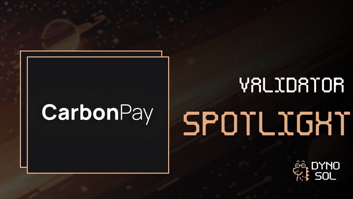 Validator Spotlight: CarbonPay🧵

Let’s talk about <a href="/carbonpayeco/">CarbonPay</a> , founded by <a href="/Matheuz_Macedo/">Matheus Macedo Santos</a> , a <a href="/solana/">Solana</a>  builder and <a href="/solanaturbine/">TURBINE</a>  Grad driving sustainability and blockchain innovation.

From winning the Solana Renaissance Hackathon University Award to building an on-chain