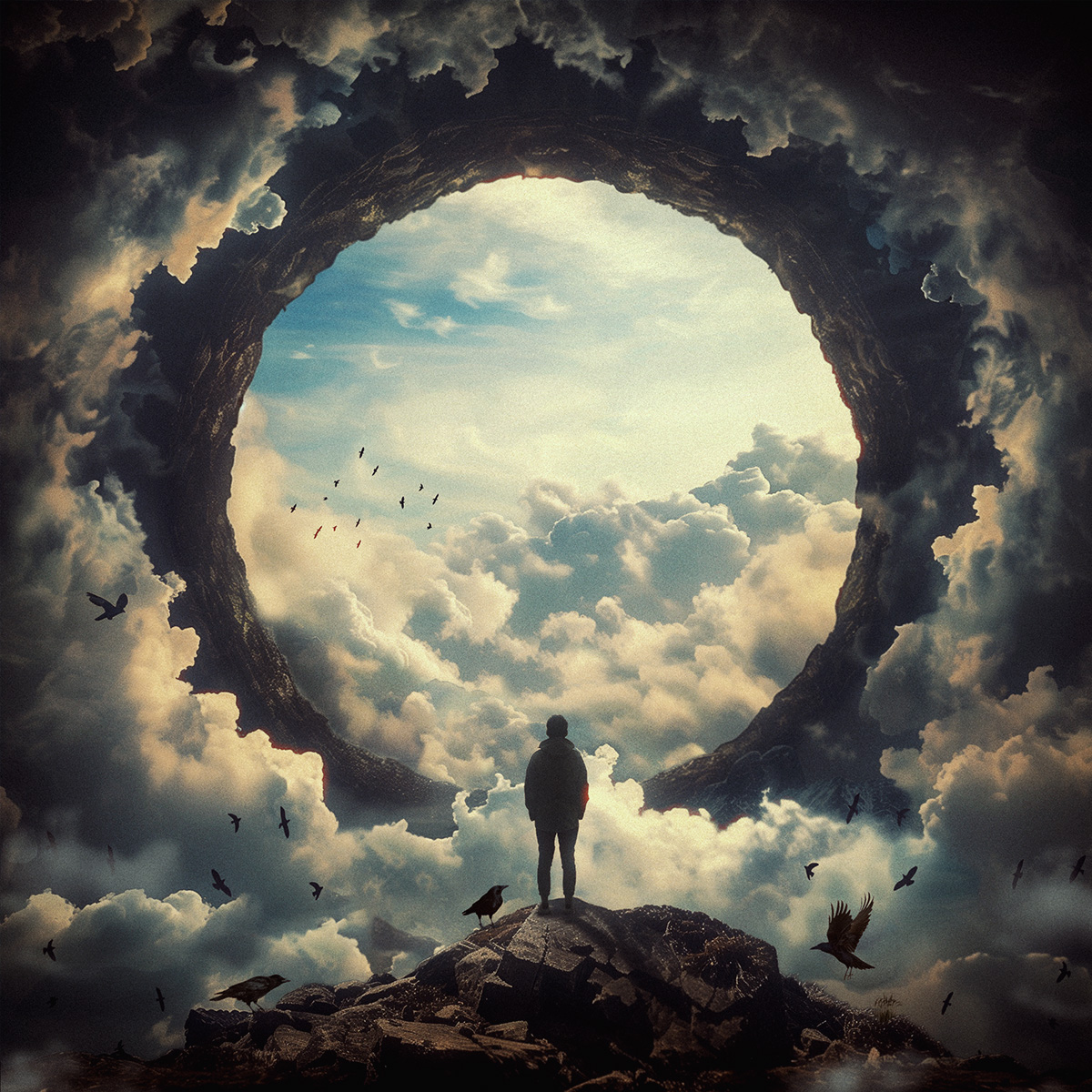 Crow's Nest - artwork by Amr Elshamy (hotamr)
 
#DigitalArt #SurrealArt #FantasyArt #ConceptArt #DarkArt #AmrElshamyArt #Crows #Cloudscape #Artwork #ArtistOnTwitter