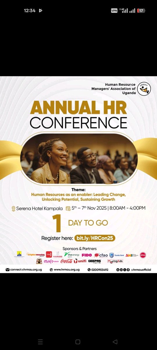 A Day to go<a href="/hrmauofficial/">HRMAU</a> Annual Conference 2025 .It's just one day away from the much-anticipated @hrmauofficial Annual Conference a gathering that brings together HR professionals, thought leaders, and industry experts to share insights, inspire change, and shape the future.
