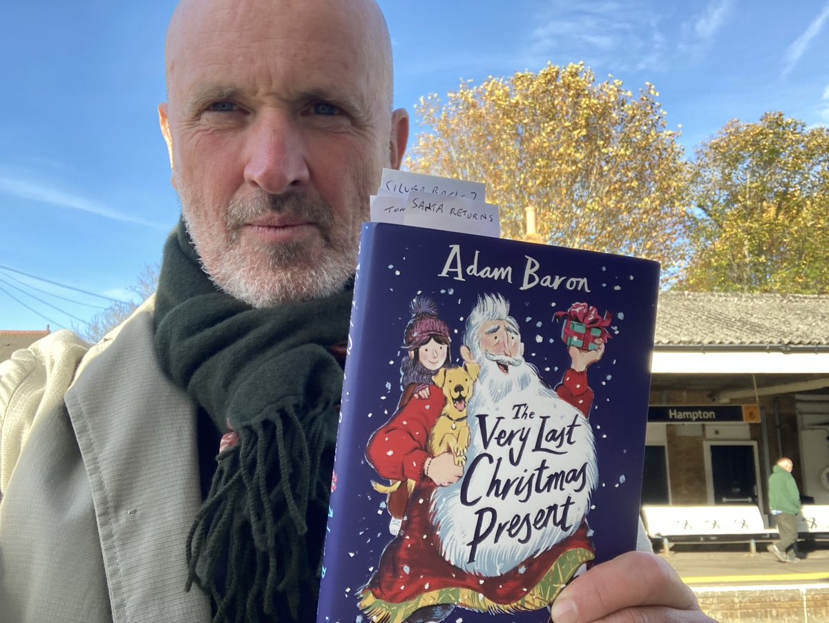 Out and about today at the start of a long run of school visits to talk about The Very Last Christmas Present. Can’t wait to meet the kids at Twickenham prep.