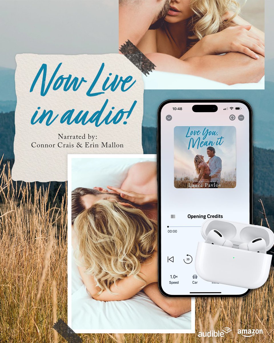 Love You, Mean It by <a href="/laurapavlov2/">laura pavlov author</a> is now LIVE in audio!

Narrated by: Connor Crais &amp; Erin Mallon

Listen today!

Audible: bit.ly/3Is7H1r

Amazon: bit.ly/3VJz6yT

Goodreads: bit.ly/42q37aG

<a href="/valentine_pr_/">Valentine PR & Literary Management</a>
