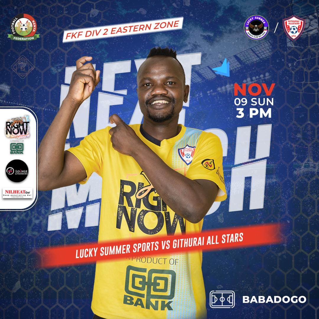 This Sunday, we kick off our league campaign with a massive away showdown against our neighbours Lucky Summer Sports Club at the legendary Babadogo Grounds! 💪💥
To all our die-hard fans tujitokezee kwa wingi jameni! 💙🤍.