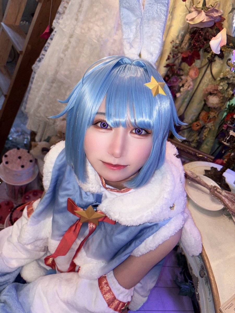 runyao_'s tweet photo. cosplay 🐰💜 https://t.co/B5MpEMPvzt