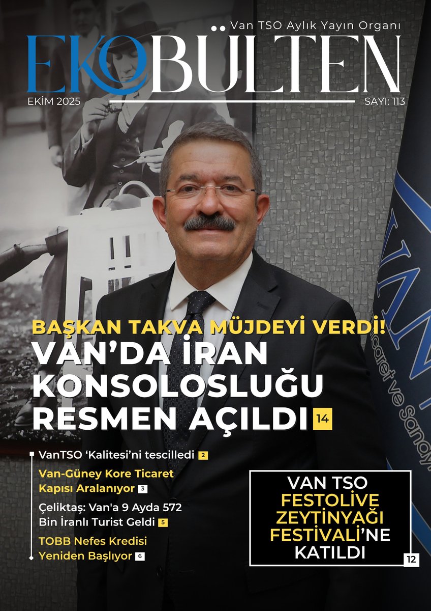 Odamız Aylık Yayın Organı Ekobülten'in Ekim sayısı yayımlandı.

Ekobülten'e ulaşmak için ⤵️ 
vantso.org.tr/yayinlar

<a href="/fahriborakk/">Fahri Borak</a> <a href="/ResitYaren/">Reşit Yaren</a> <a href="/burak_gultepe/">Burak GÜLTEPE</a> <a href="/Mehmetdegerr/">Mehmet Deger</a> <a href="/BalandiSerdar/">Serdar BALANDİ</a> <a href="/GulgeldiKadir/">Kadir Gülgeldi</a> <a href="/fevzi_celiktas/">Fevzi ÇELİKTAŞ</a> <a href="/Mahmutkoroglu65/">Mahmut KÖROĞLU</a> <a href="/VeyselParin/">Veysel parin</a> <a href="/Omeryilmaz__/">Ömer YILMAZ</a> <a href="/NecdetTakva/">Necdet Takva</a>