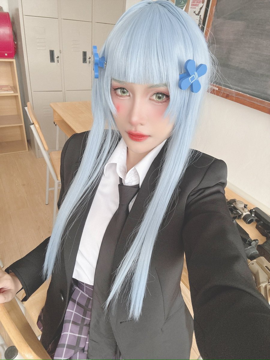 ท่านผบ.คะ ชุดนักเรียนเป็นไงคะ 
#GirlsFrontline2Exilium #GirlsFrontline2 #GirlsFrontline #hk416 #klukai