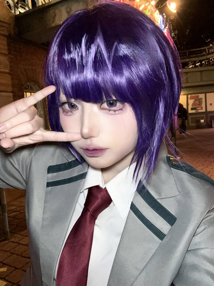 bmo_cos's tweet image. 💜🎸🎧

#コスプレ #僕のヒーローアカデミア #耳郎響香 #MHA