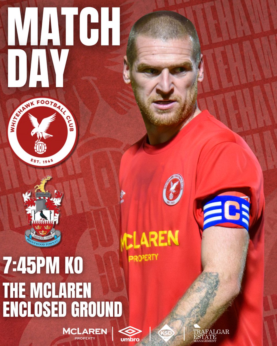 HawksFCOfficial's tweet image. 𝐌𝐀𝐓𝐂𝐇𝐃𝐀𝐘

Ladies and gentlemen, it’s matchday 👐

Your Hawks are back and boy do we have a humdinger for you tonight - top of the table @BrentwoodTownFC are in town and heading to The McLaren Enclosed Ground!

Come down and cheer on the team as we look to claim three huge…