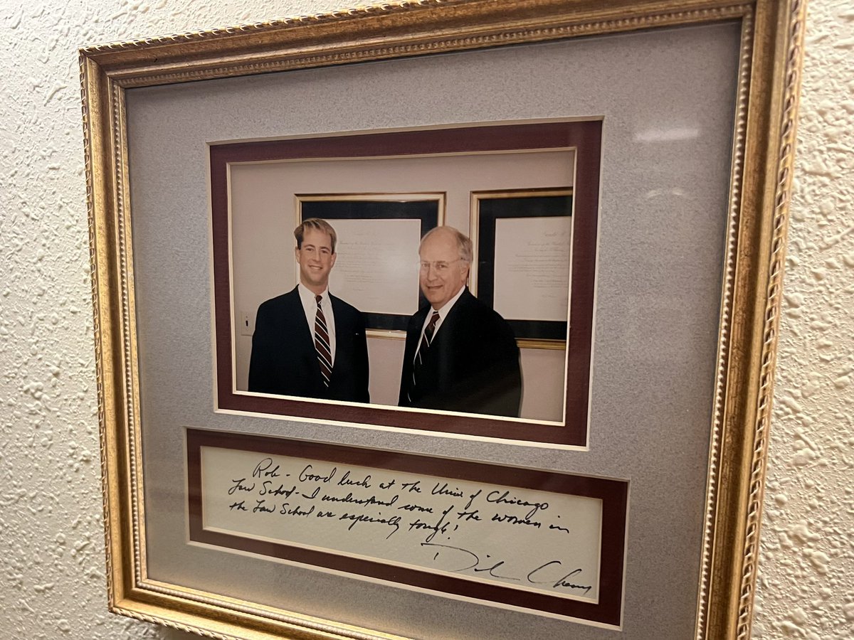 RIP Dick Cheney.

We can debate his role in history later, but for today let me just say that he was a true westerner, had a dry and mischievous sense of humor, and was always generous with his time when it came to the young interns in his office.