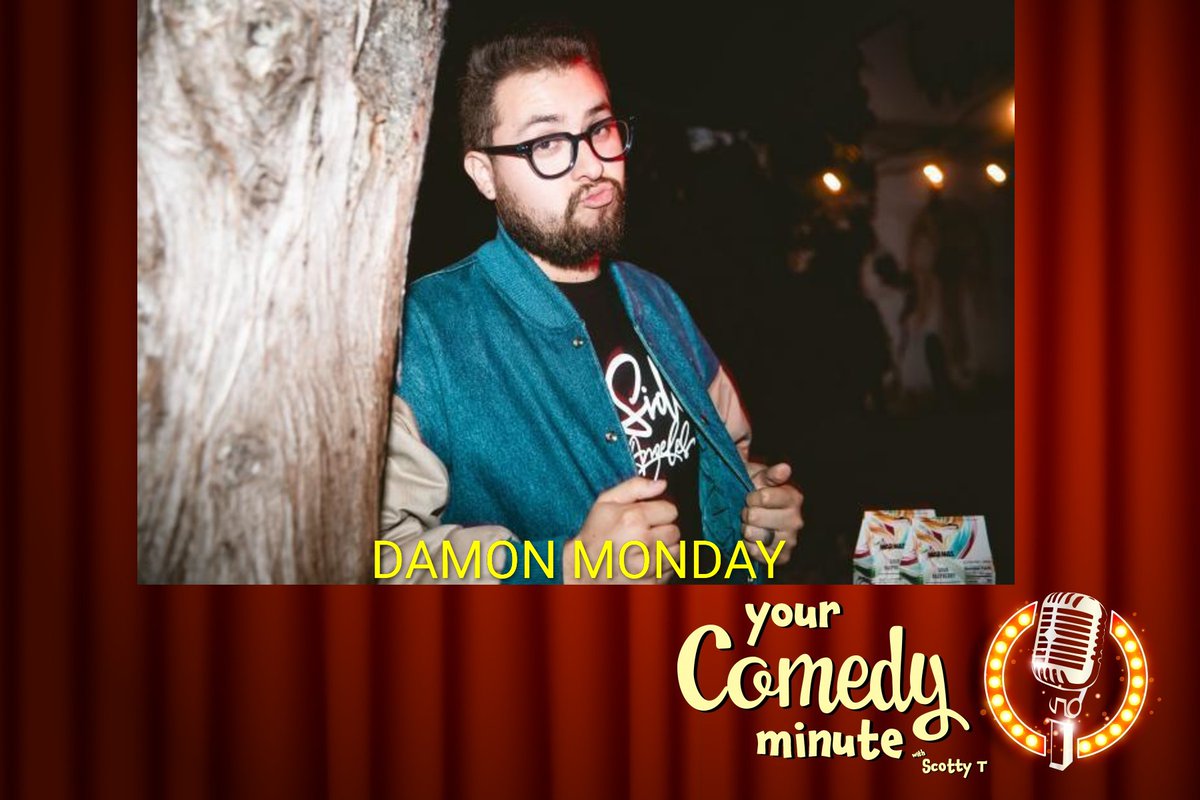 Damon Monday is the special guest on Your Comedy Minute November 5th at 7:00 PM EST. The preview will be November 4th at 5:00 PM EST 
youtube.com/c/YourComedyMi…