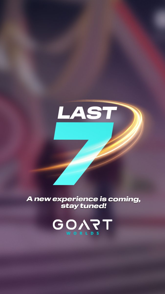 goartworlds's tweet image. Something is shifting in the line.....⏳

7 days until the world opens wider ⌦ 👀 ⌫

#GoArtSeason3 #GoArtWorlds #BlockchainGaming #Airdrop