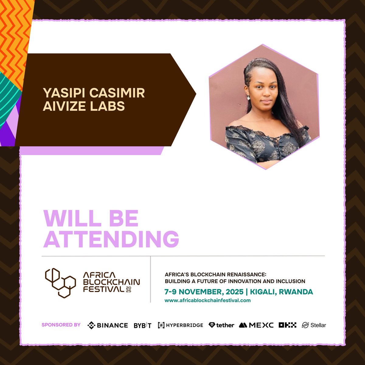 Excited for #africablockchainfestival : panels on asset tokenization, fintech innovations, Web3 for the unbanked, AI-blockchain fusion, stablecoins, &amp; startup pitches! 🌍🚀 #BlockchainAfrica