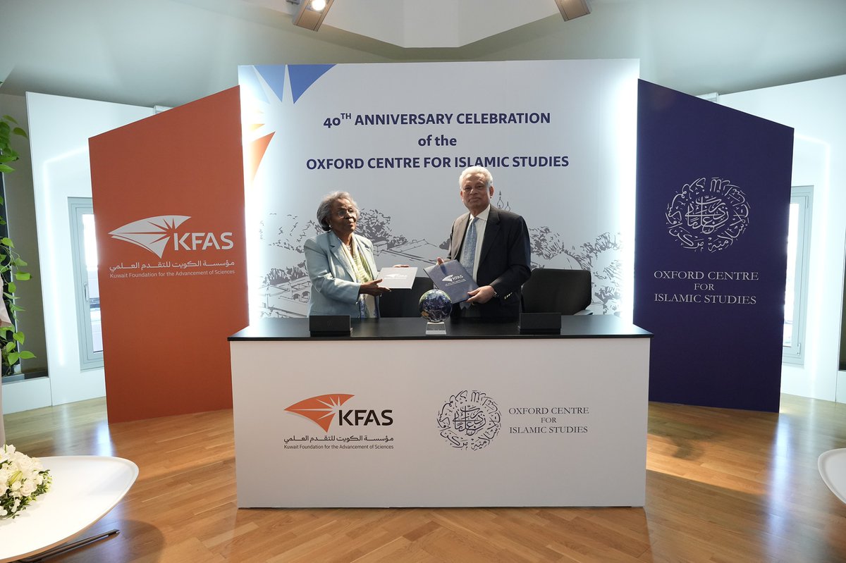 kuna_en's tweet photo. #Kuwait Foundation for the Advancement of Sciences (#KFAS) & Oxford Centre for Islamic Studies (#OCIS) sign cooperation agreement to digitize National Library of Kuwait
https://t.co/VI1fLjWbq5
#KUNA https://t.co/RIC24SPB78