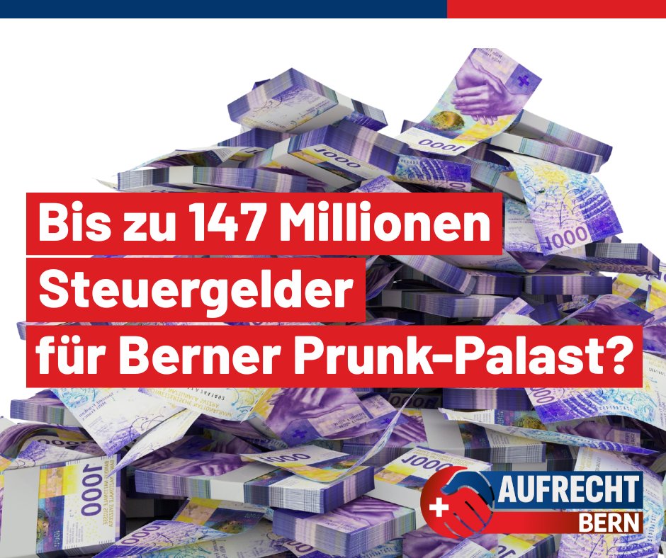 Aufrecht Bern ergreift kantonales Referendum gegen Kreditbeschluss für Millionenprojekt «Zukunft Kunstmuseum Bern»

Die private Stiftung Kunstmuseum Bern will sich aus den Portemonnaies der Bernerinnen und Berner bedienen und so ihr eigenes, 147 Millionen (!) teures Luxusprojekt