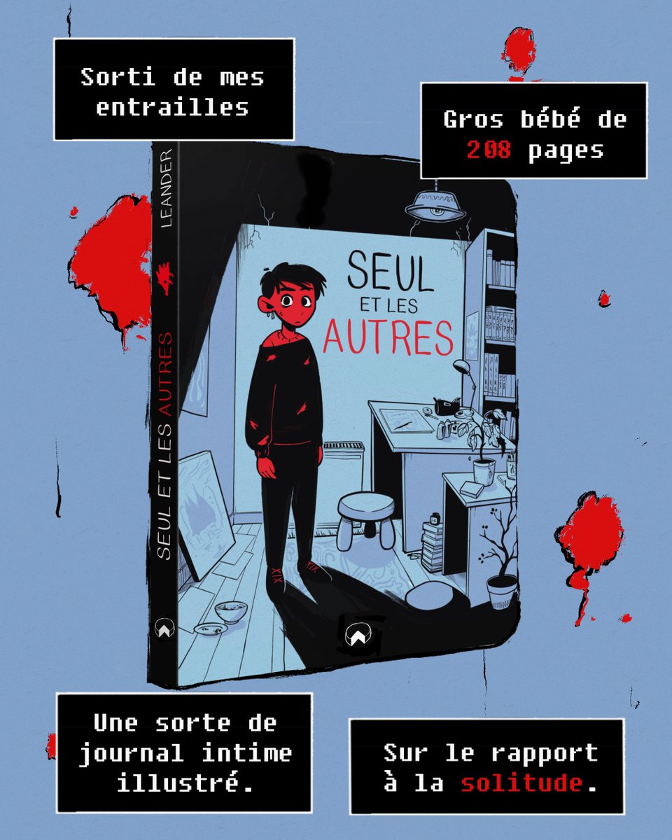 YO tout le monde !!! 

Notre bon ami Leander n'a plus de compte Twitter donc je me charge de son post promo pour sa nouvelle BD: Seul et Les Autres aux éditions Exemplaire !!

Considérez ce post comme un vaisseau de sa volonté
Allez checker !!!
exemplaire-editions.fr/exemplaire/pro…