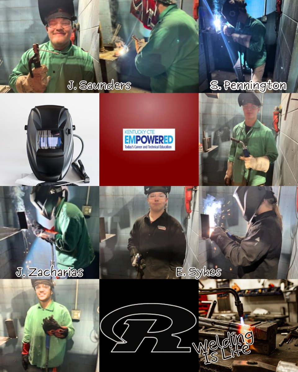 More Ram Welders “building a future” for themselves and our community! Big thanks to
<a href="/RATCPrincipal/">Empowered@RATC</a> &amp; Instructor A. Woolum for empowering our RWHS students to “Rise Up and Shine Up!” #RWHS #RATC #Partnership #Empowered #RiseUpShineUp
<a href="/RacelandSchools/">Raceland-Worthington Independent Schools</a> <a href="/russellind/">Russell Independent</a>