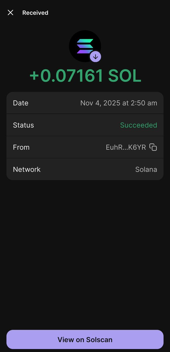 Just received payment for raiding <a href="/PerpUniverse/">PerpetualUniverse</a> 

The $PERP fam doesn’t just raid we earn while doing it.

Want to get paid to raid too? Join the community and be part of the movement.

Telegram: t.me/perpetualsolana

Real rewards. Real community. Perpetual motion ♾️