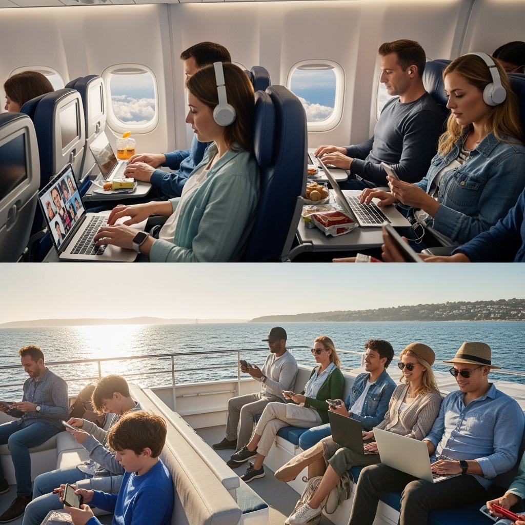 🛜 Rester connecté en avion ✈️ ou en mer 🚢 : un besoin qui explose !

À la #CMR27, le point 1.1 vise à ouvrir de nouvelles fréquences aux ESIM pour améliorer la connectivité en mobilité… tout en protégeant les services essentiels 
L’ANFR est pleinement mobilisée ! #Satellites