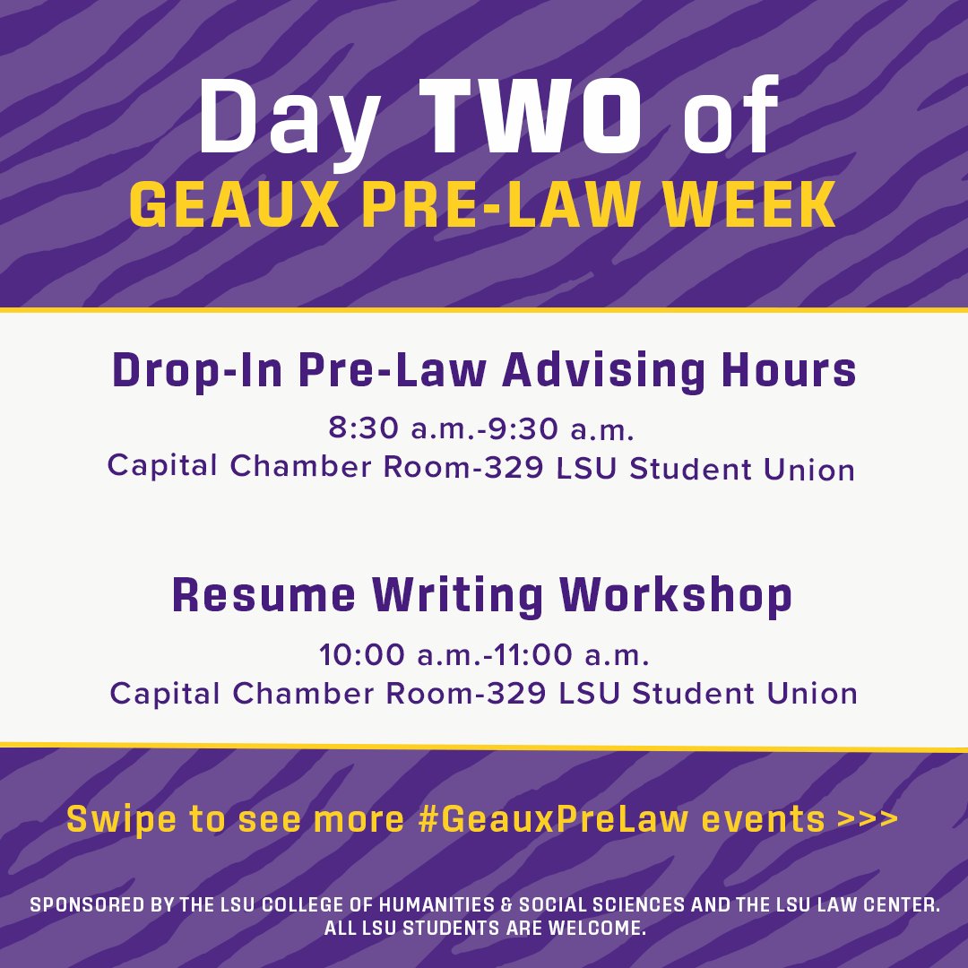 LSU College of Humanities & Social Sciences tweet media