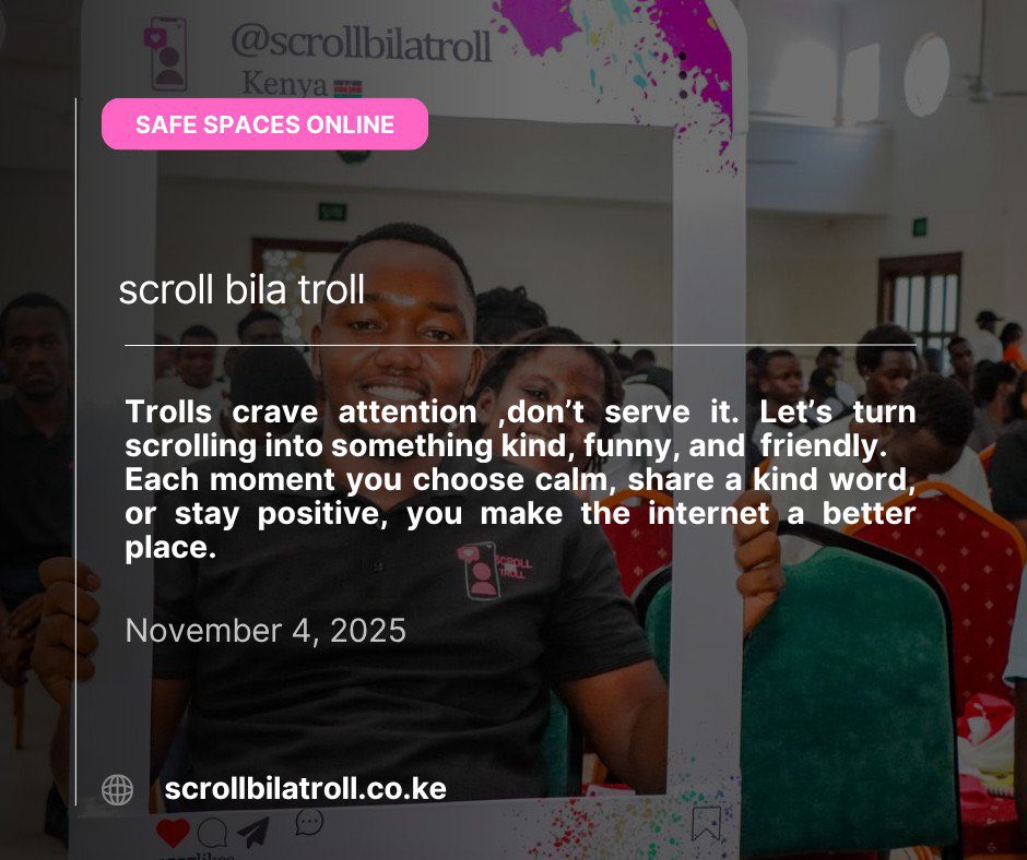 Trolls crave attention, lets not serve it , 

#safespacesonline
#PrivacyFirst 
#youthagainstcyberbullying