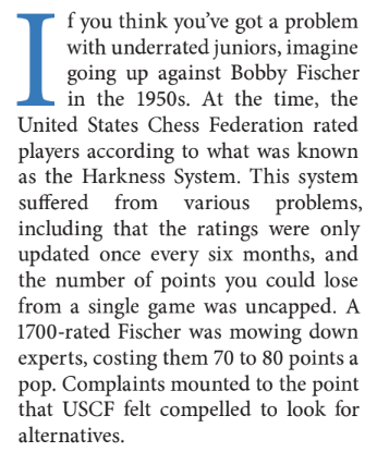Losing to teenaged Fischer could cost you 70+ points 😱