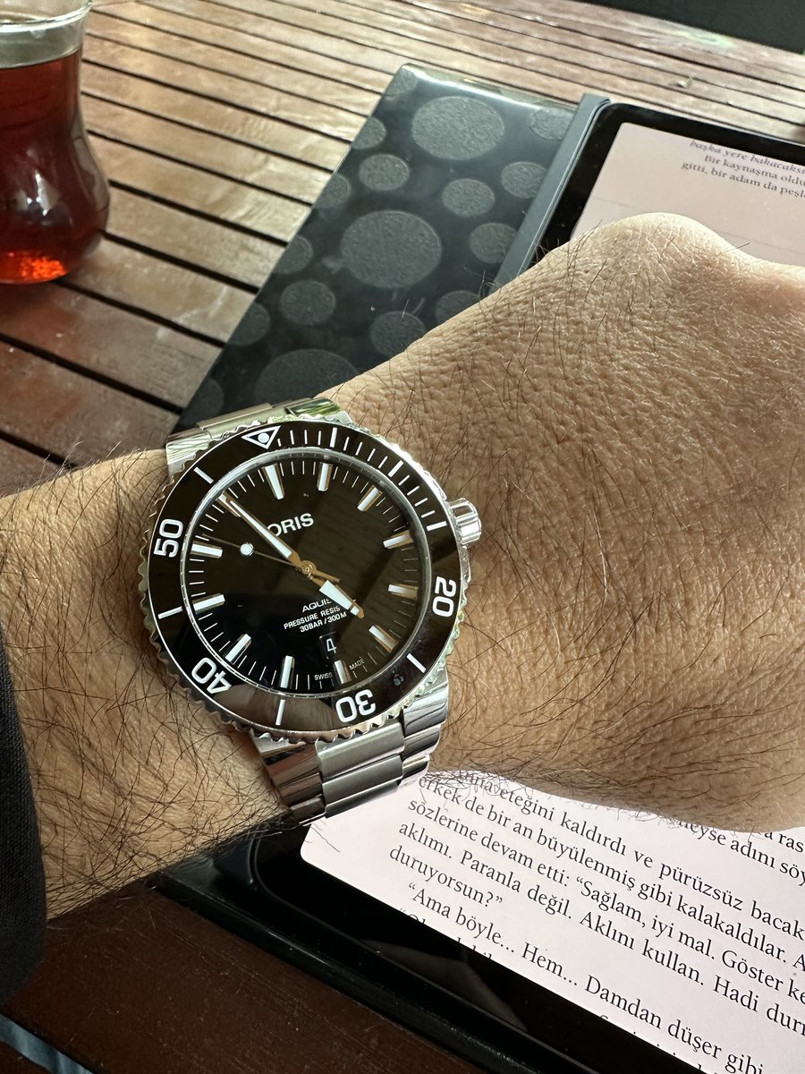 Vallaa biraz ağır, taşıması zor ama seviyorum. Gerçek bir diver. #wristcheck