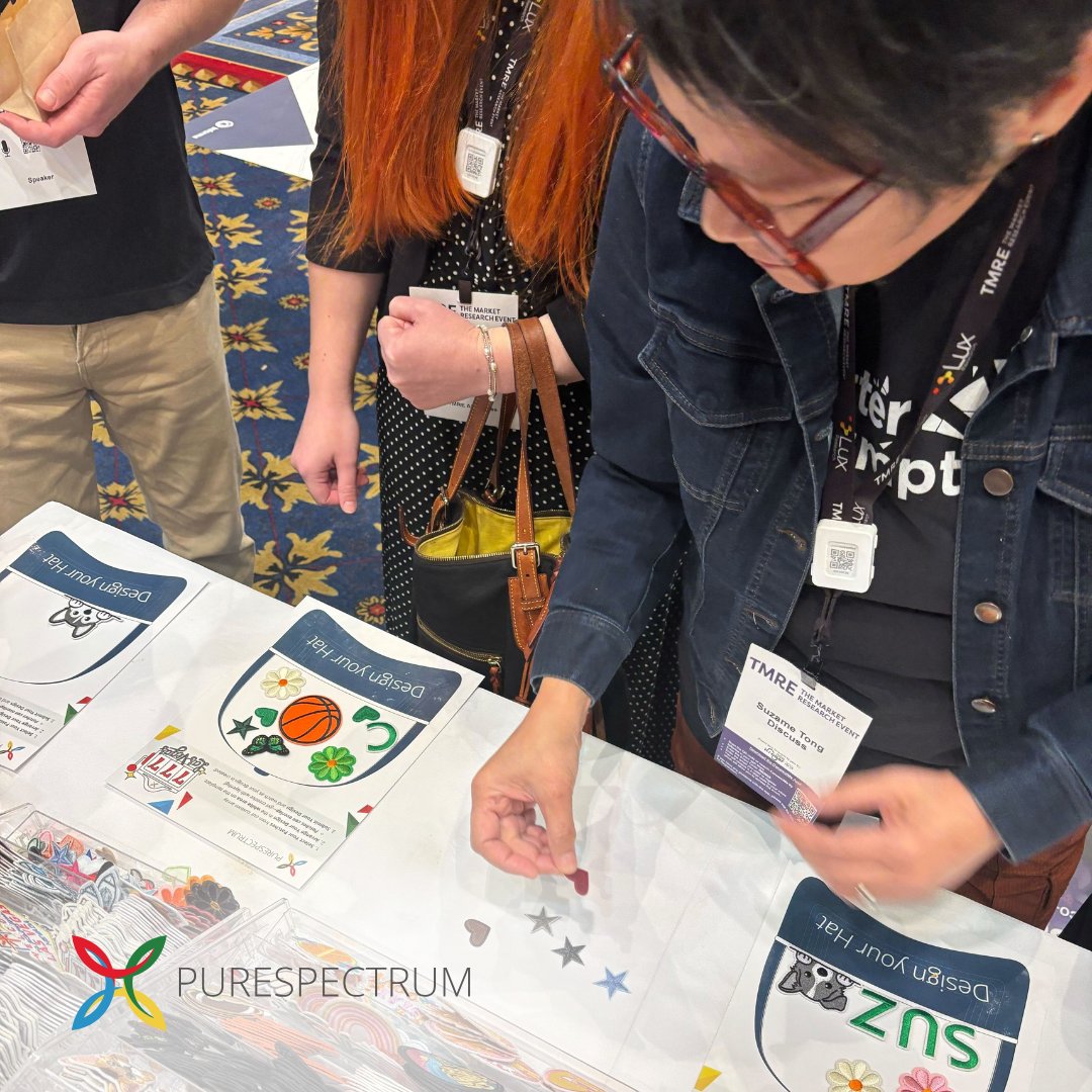 purespectrum_'s tweet image. The Hat Bar hit Las Vegas for TMRE 2025! 🧢 Our team connected, collaborated, and crafted custom PureSpectrum hats with some of the best in the insights community. Thanks to everyone who stopped by! #TMRE #PureSpectrum #HatBar